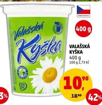 Valašská kyška Mlékárna Valašské Meziříčí