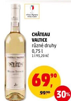 Vína Chateau Valtice