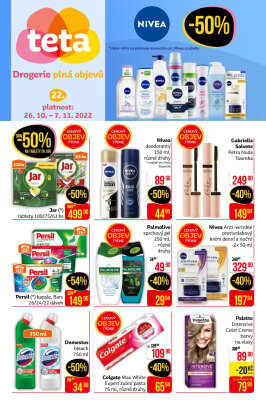 akční leták Teta drogerie 26.10.2022-7.11.2022