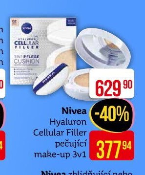 Nivea Hyaluron Cellular Filler pečující make-up 3v1