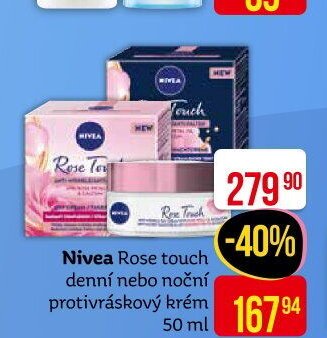 Nivea Rose touch denní nebo noční protivráskový krém