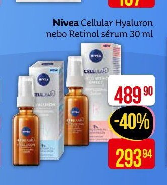 Nivea Cellular Hyaluron nebo Retinol sérum