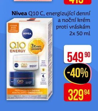 Nivea Q10 C, energizující denní a noční krém proti vráskám
