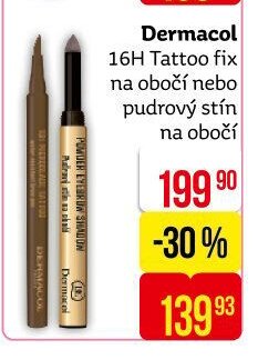 Dermacol 16H Tattoo fix na obočí nebo pudrový stín na obočí