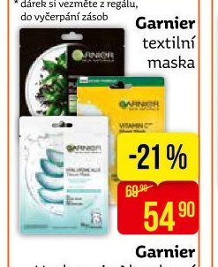 Garnier textilní maska