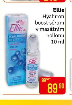Ellie Hyaluron boost sérum v masážním rollonu 10 ml