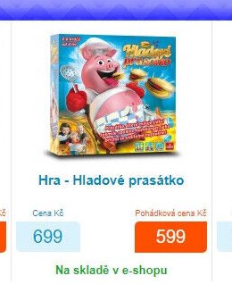 Hra - Hladové prasátko