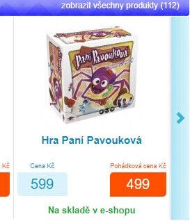 Hra Paní Pavouková