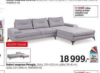 Sedací souprava Perugia - ASKO akcniletaky.com