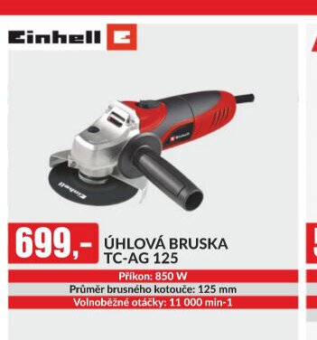 ÚHLOVÁ BRUSKA TC-AG 125