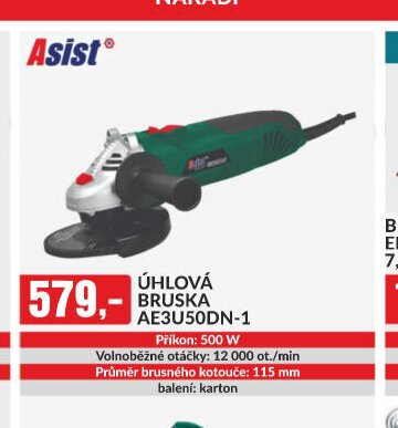 ÚHLOVÁ BRUSKA AE3U50DN-1