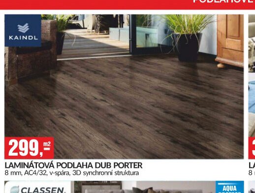 LAMINÁTOVÁ PODLAHA DUB PORTER
