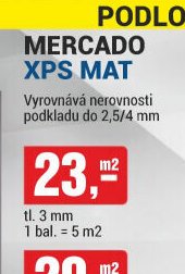 MERCADO XPS MAT 3 mm