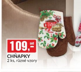 CHŇAPKY 2 ks, různé vzory