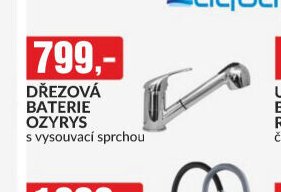 DŘEZOVÁ BATERIE OZYRYS s vysouvací sprchou