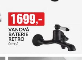 VANOVÁ BATERIE RETRO černá