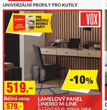 LAMELOVÝ PANEL LINERIO M-LINE
