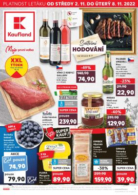 akční leták Kaufland 2.11.2022-8.11.2022