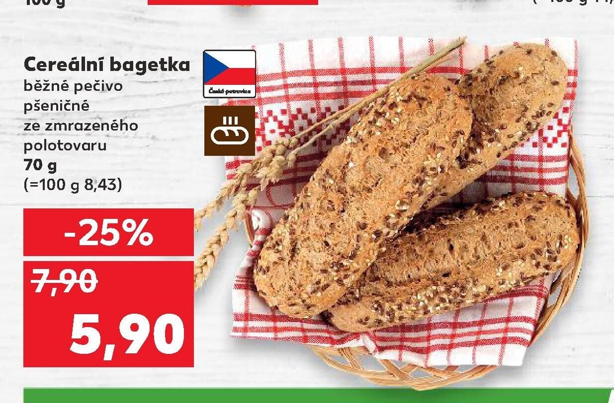 Cereální bagetka
