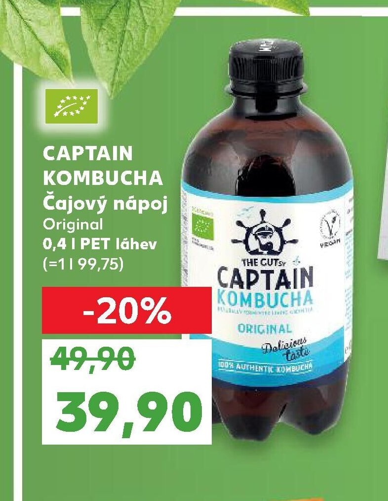 CAPTAIN KOMBUCHA čajový nápoj