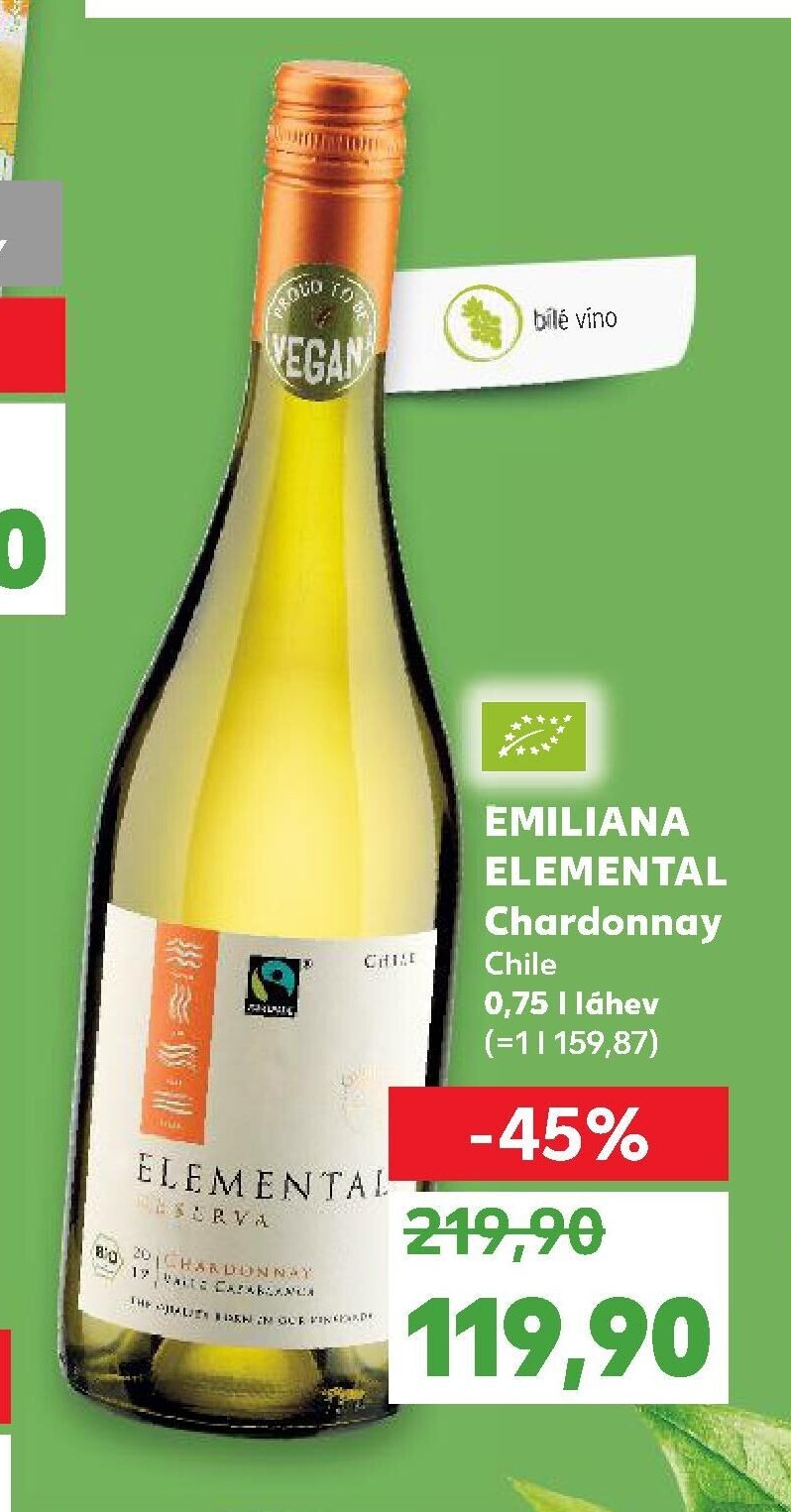 EMILIANA ELEMENTAL Chardonnay