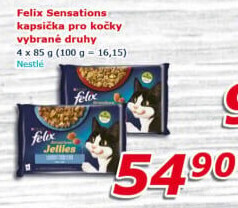 Kapsičky pro kočky Sensations Felix Purina