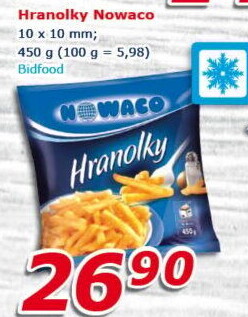 Hranolky mražené Nowaco