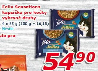 Kapsičky pro kočky Sensations Felix Purina
