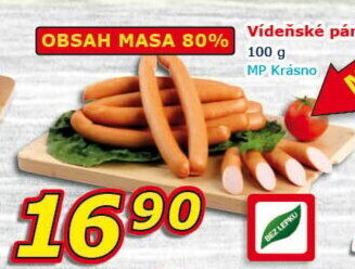 Párky vídeňské Krásno