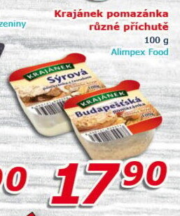 Pomazánky Krajánek