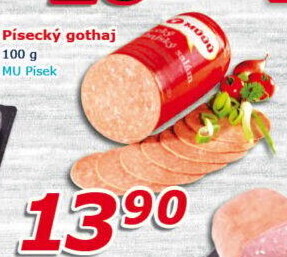 Salám Gothaj Maso uzeniny Písek