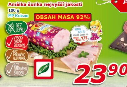 Šunka Amálka nejvyšší jakosti Krásno