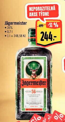 Bylinný likér Jägermeister