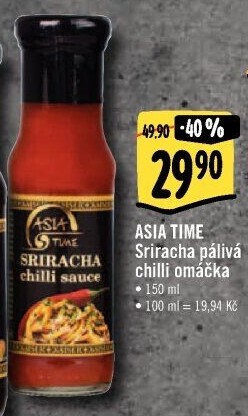 Chilli omáčka Sriracha Asia Time