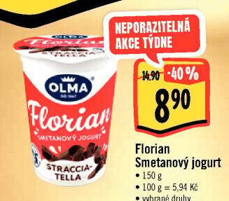 Jogurt smetanový Florian Olma
