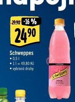Limonáda Schweppes