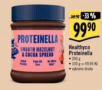 Lískooříškový krém Proteinella HealthyCo