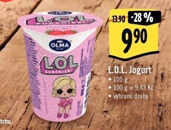 Ochucený jogurt Olma