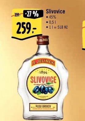 Pálenka Slivovice Rudolf Jelínek