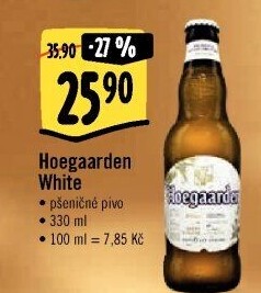 Pivo světlé pšeničné White Hoegaarden