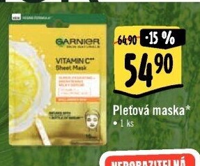 Pleťová maska Garnier