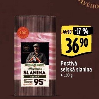 Poctivá selská slanina Kostelecké uzeniny