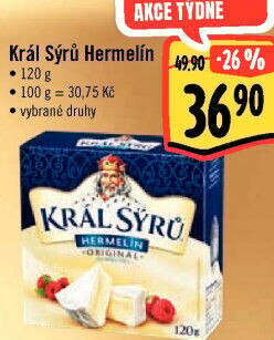 Sýr Hermelín Král sýrů