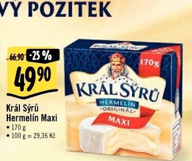 Sýr Hermelín Král sýrů