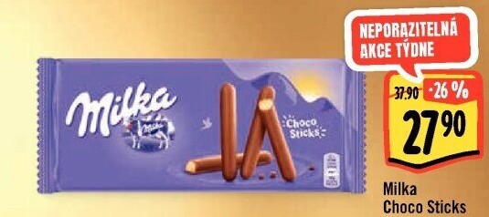 Tyčinky čokoládové Choco Sticks Milka