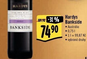 Víno Bankside Hardys