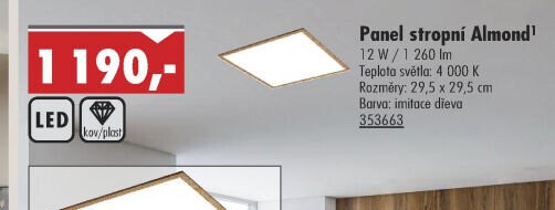 Panel stropní Almond