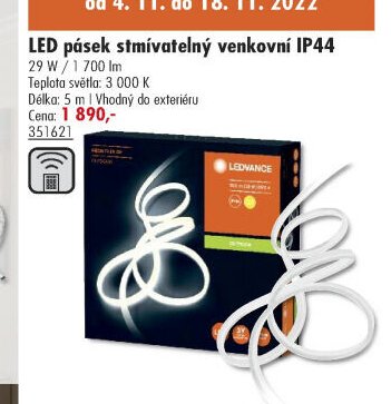 LED pásek stmívatelný venkovní IP44