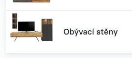 Obývací stěny