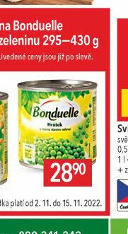 Bonduelle Hrášek